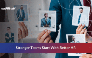 HR team reviewing candidate profiles from best HR outsourcing companies for strategic talent selection