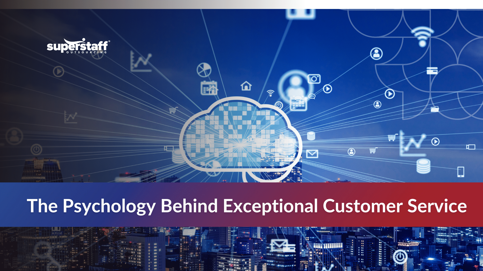 Cloud technology and digital connectivity supporting companies with great customer service operations