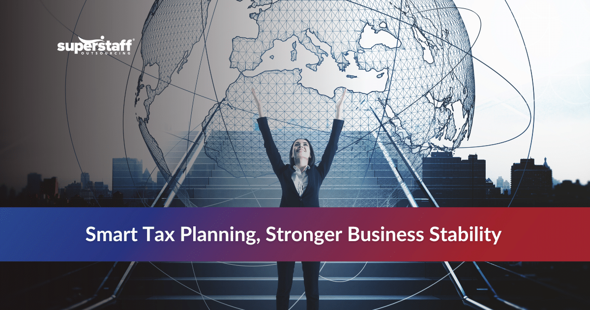 Total Tax Liability Explained_Featured Global finance network symbolizing total tax liability and business tax obligations across income, payroll, and sales taxes.