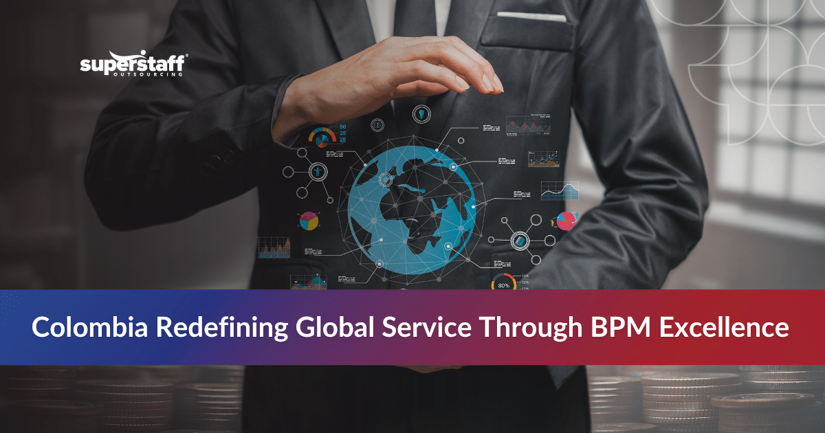 Professionals in Colombia representing the BPM evolution and modern business services
