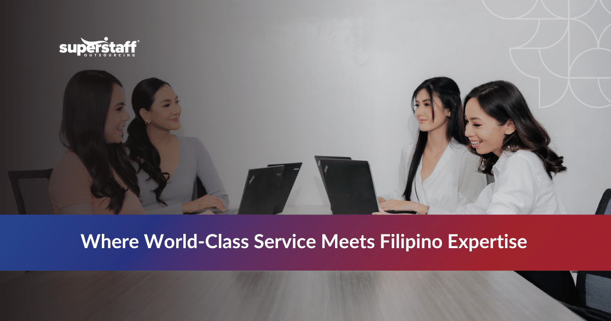 Philippine customer service employees working together in a modern office, representing customer service outsourcing companies.