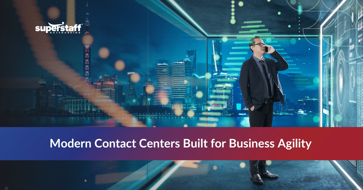 Team using cloud contact center solutions for customer support