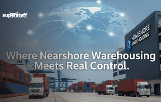 Colombian warehouse team handling logistics for outsourcing warehouse operations